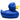 XXL-Badeente Phoebe - blau 31cm