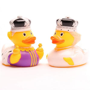 Königspaar  Badeenten Charles III. und Camilla