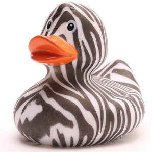 "Like a Zebra" Badeente