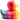 Happy Rainbow Badeente