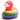 SC Freiburg Badeente - "Regenbogen"