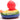SC Freiburg Badeente - "Regenbogen"