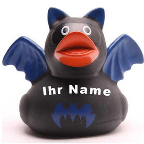 Ente Dark Hero schwarz/blau - Personalisiert