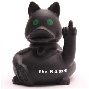 Ente Crazy Cat - Personalisiert