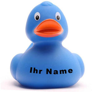 Ente Helene - blau - 8 cm - Personalisiert