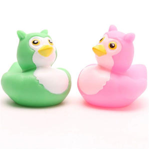 Eulen Badeenten - 2er Set