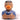 Ente Fussballstar - blau - PERSONALISIERT - weiss
