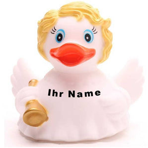 Engel Ente - blondes Haar - Personalisiert