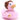 Engel Quietscheentchen - pink