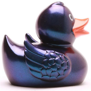 Badeente Milena Metallic blau