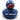 Ente XXL Hannah - blau - PERSONALISIERT - weiss