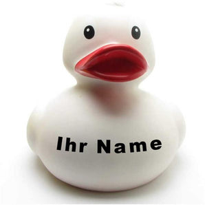 Ente XXL Charlotte - weiss - Personalisiert