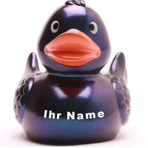Ente Milena Metallic-blau - Personalisiert