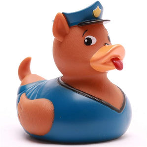 Badeente Polizeihund