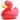Badeente Thank You - rot