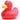 Badeente Thank You - rot