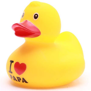 Badeente I love Papa