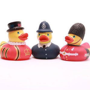Badeenten "London Uniformen" - 3er Set