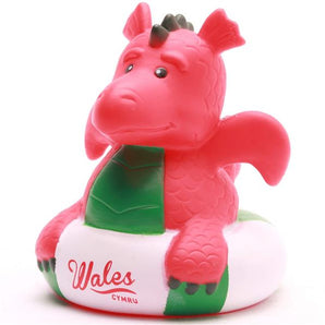 Badeetier Drache Wales