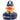 Ente Bobby - PERSONALISIERT - weiss