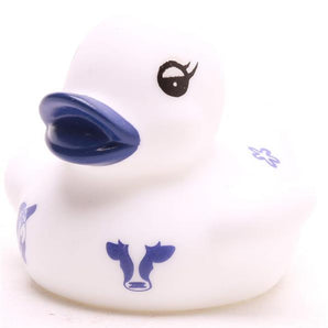 Mini Badeente "Delfter blau"
