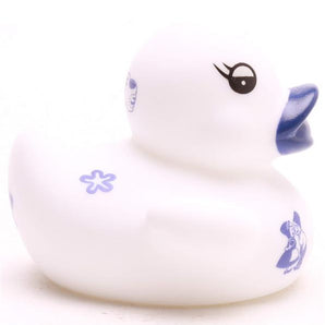 Mini Badeente "Delfter blau"