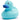 Badeente hellblau