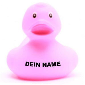 Ente pink - Personalisiert