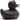 Badeente Merry Christmas & Happy New Year - schwarz