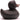 Badeente Merry Christmas & Happy New Year - schwarz