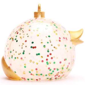 Weihnachtskugel Badeente - Glitzer