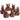 Badeenten Rentiere - 6er Set