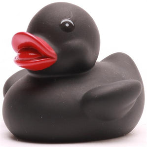 Quietscheentchen Rieke schwarz - 6 cm