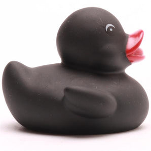 Quietscheentchen Rieke schwarz - 6 cm