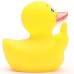 Stinkefinger Badeente