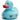 Badeente Tulpe - blau