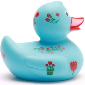 Badeente Tulpe - blau