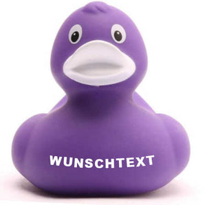 Ente Nikita - lila- 8 cm - Personalisiert