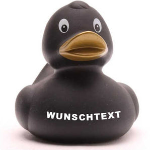 Ente Wanda - schwarz - 8 cm - Personalisiert