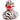 Zebra Badeente - PERSONALISIERT - weiss