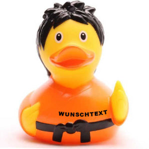 Kung-Fu Ente orange - Personalisiert