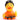 Kung-Fu Ente orange - PERSONALISIERT - schwarz