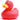 Badeente rot