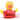 Ente Fussballstar - rot - PERSONALISIERT - schwarz