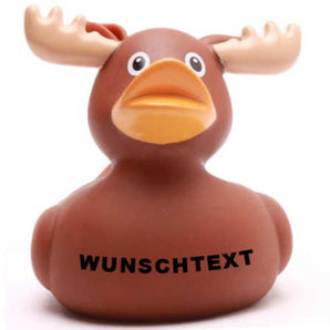 Badeente Elch - Personalisiert