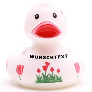Badeente Tulpe - Personalisiert