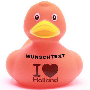 Badeente I love Holland - Personalisiert