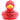 Badeente Thank You - rot - PERSONALISIERT - schwarz