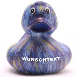 Badeente van Gogh - Sternennacht - Personalisiert