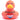 Badeente Holland Oranje - PERSONALISIERT - schwarz